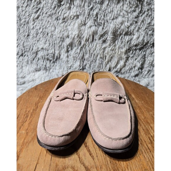 Cole Haan Women’s Penny Moc Misty Rose Pink Suede Loafers Size 8B Flats Formal - Picture 1 of 9